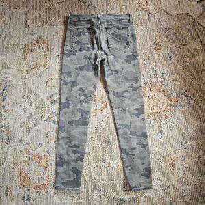 Hudson Camo Skinny Jean Size 28 With 27 Inch Inseam